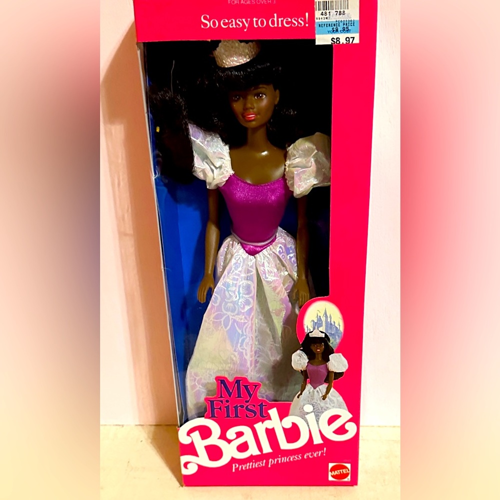 1989 African American “My First Barbie” Princess Doll • MIB